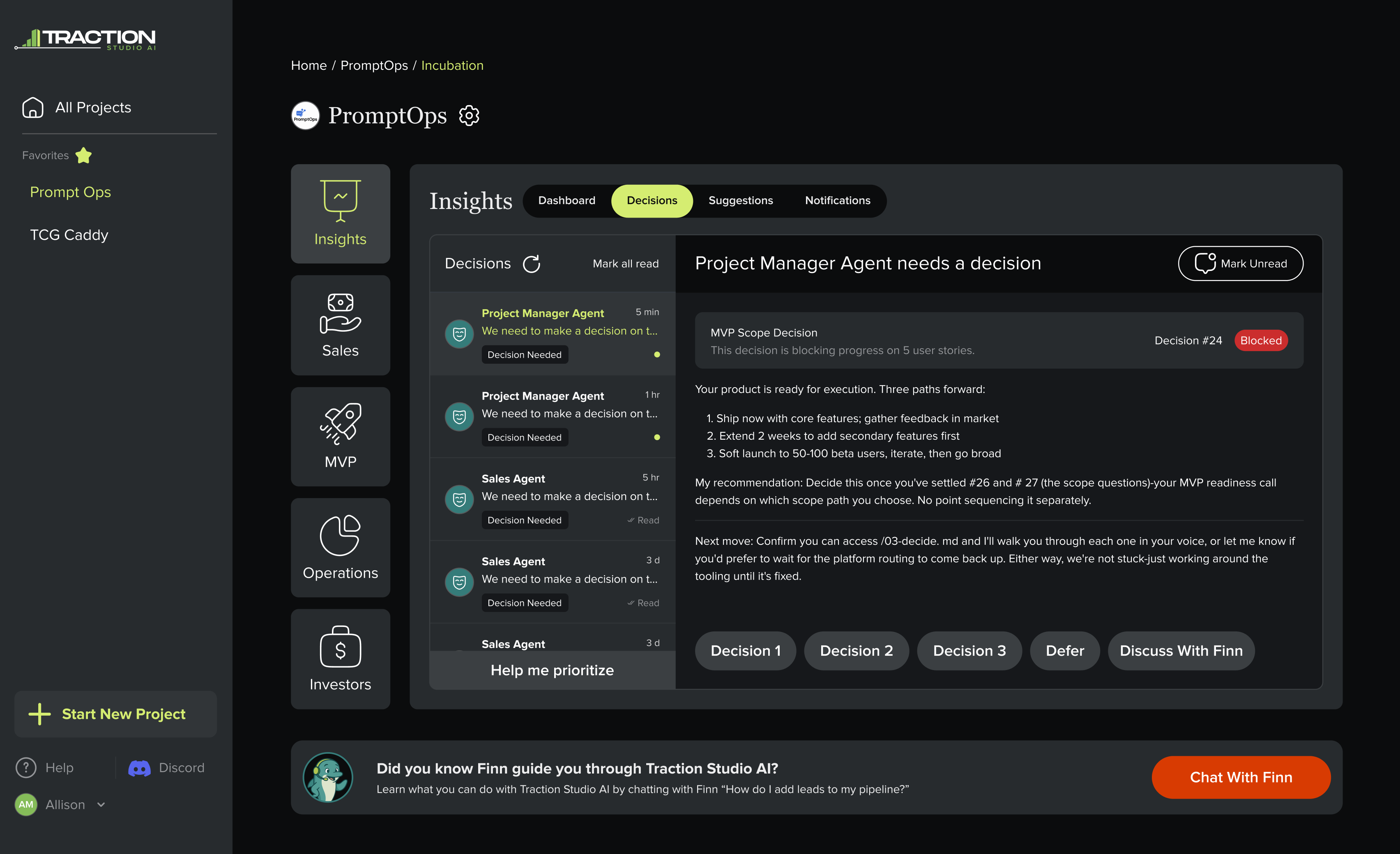 Scale dashboard