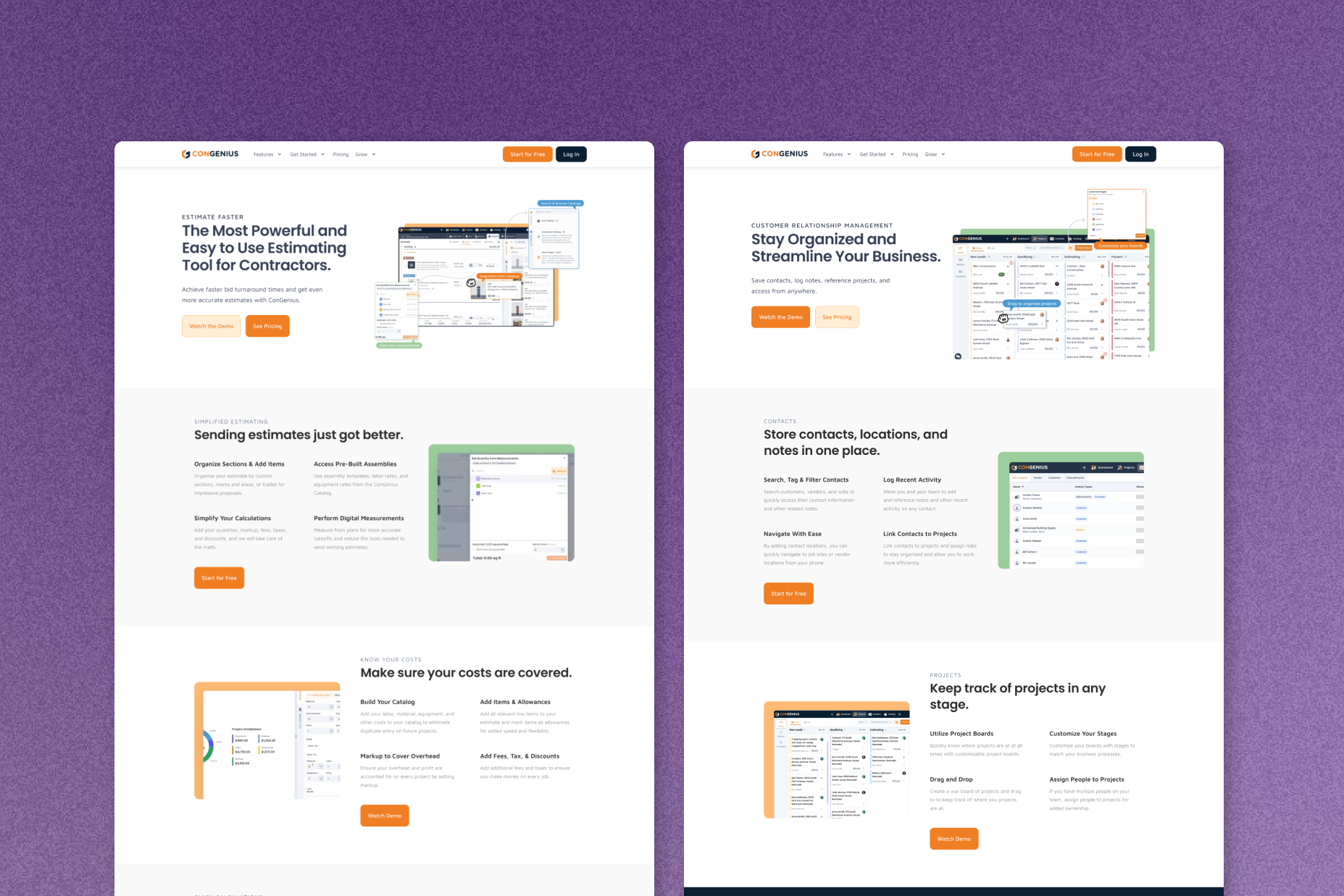 One of the reusable templates underneath the site.